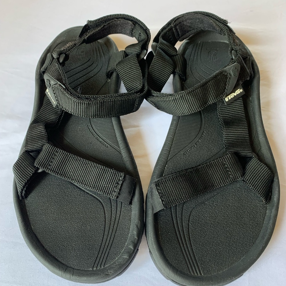 Teva Adjustable Black Sandals